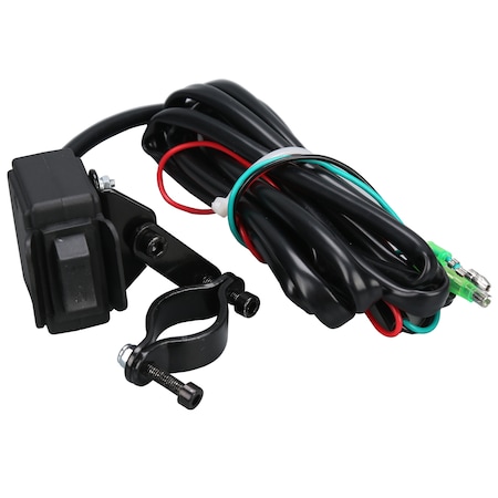 Bulldog Winch Mini Rocker Switch, Handlebar Mount w8ft wire 20151